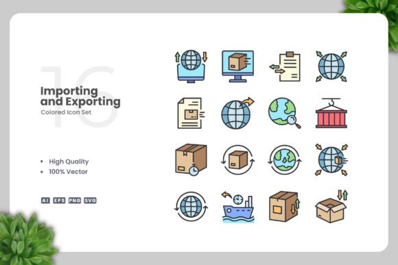 Importing and Exporting Colored Icons: Graphics for Real Business