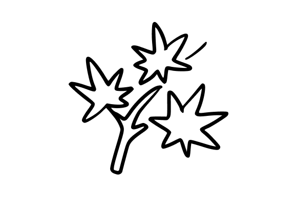Outline Maple Leaf: Graphics for Local Business Branding