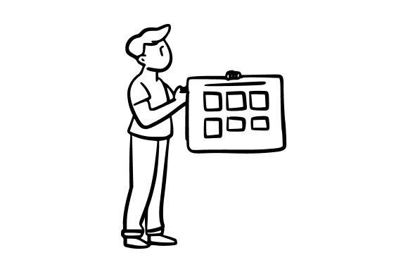 Person Pointing at a Sign: Graphics for Local Business Branding