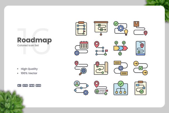 Review: Roadmap Colored Icons