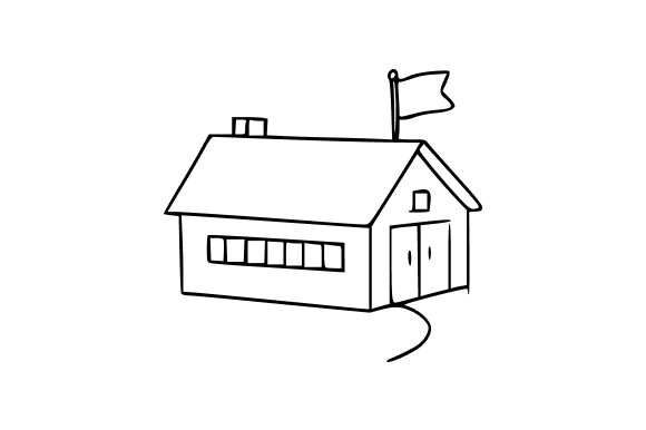 Small Building Clip Art Graphics and Illustrations