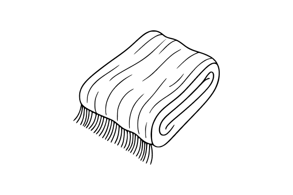 Warm Cozy Blanket Clip Art: Graphics and Illustrations for Digital Sellers